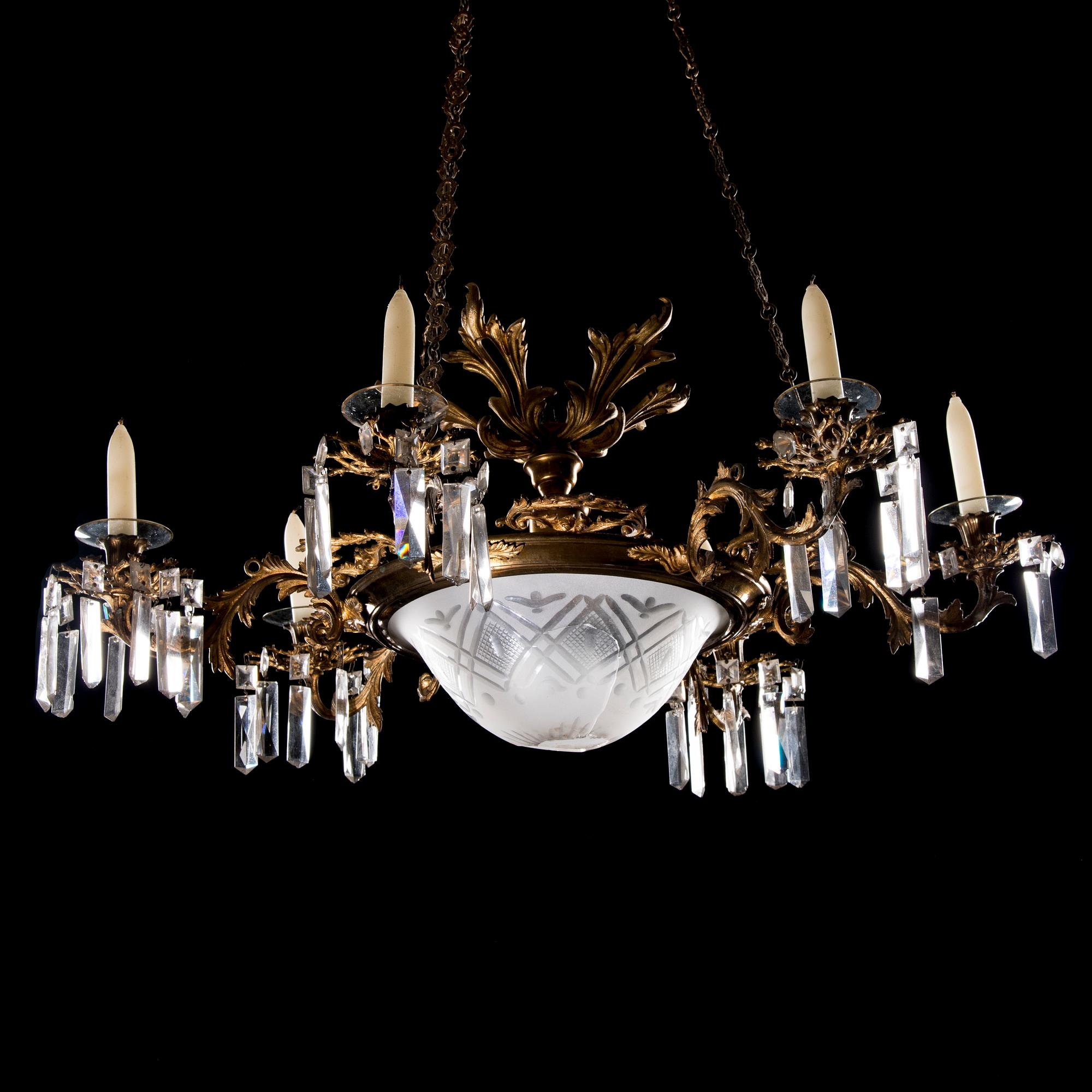 TAKKRONA, biedermeier, 1800-talets mitt.
