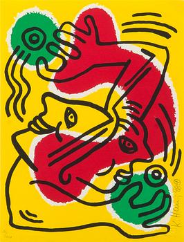 501. Keith Haring, "UN".