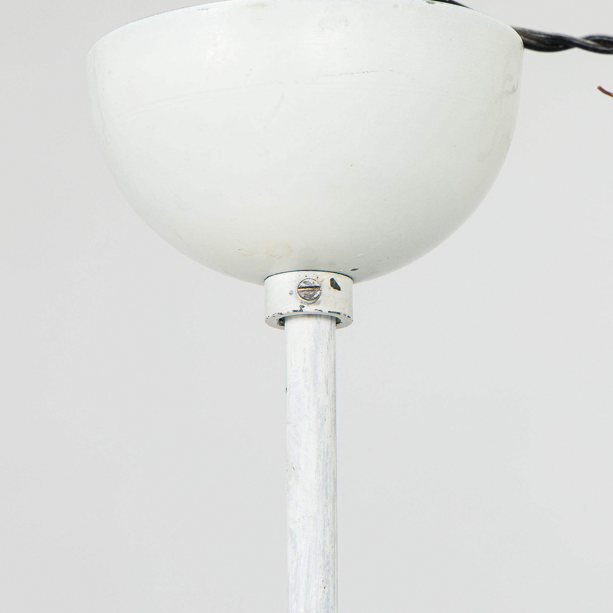 Paavo Tynell, A 1940s pendant ceiling light  for Taito and Kauklahden Lasitehdas.