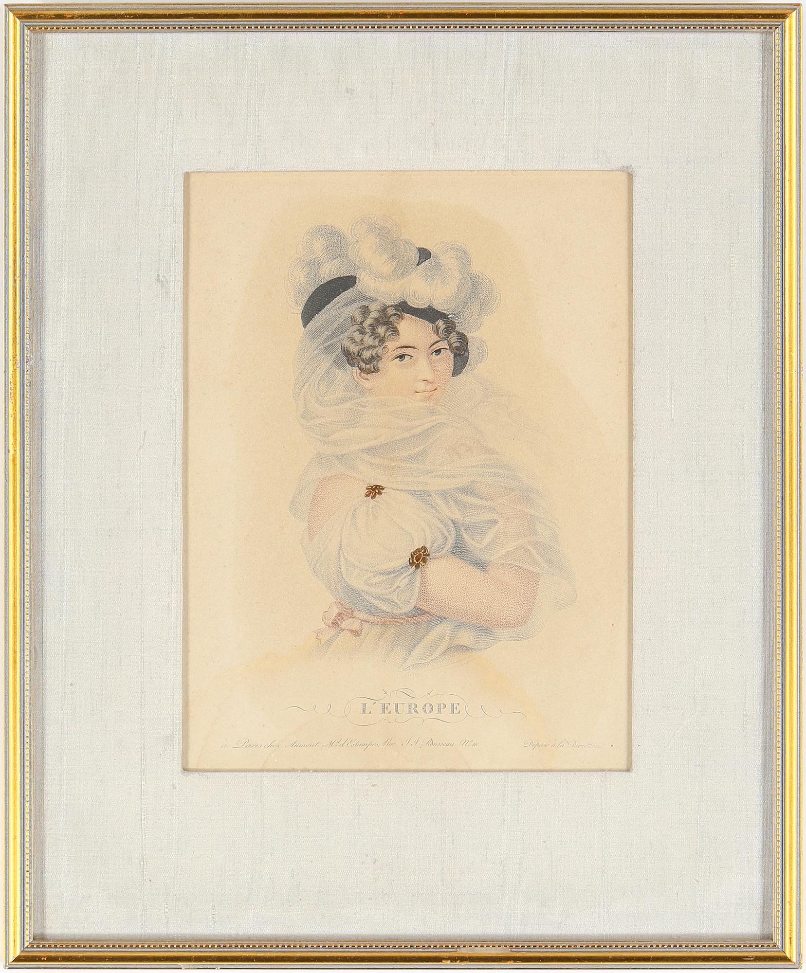 GRAVYRER, 4 st, omkring sekelskiftet 1800/1900.