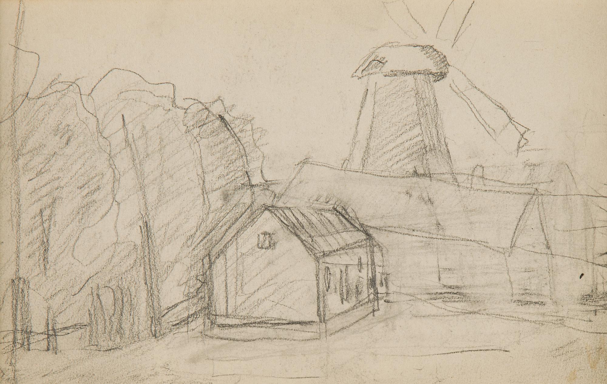 Carl Kylberg, pencil drawing.