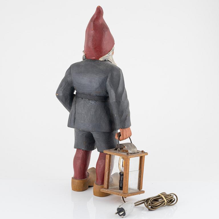 Gnome with Lantern, Mid-20th Century.