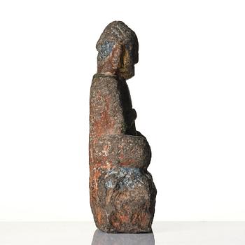 A stone sculpture of Buddha, Ming style.