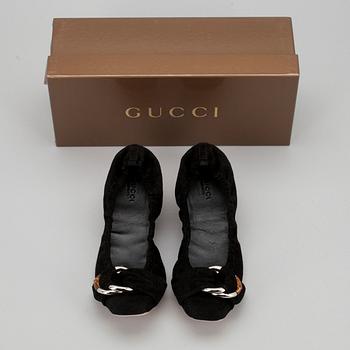 SKOR, ballerinas, Gucci.