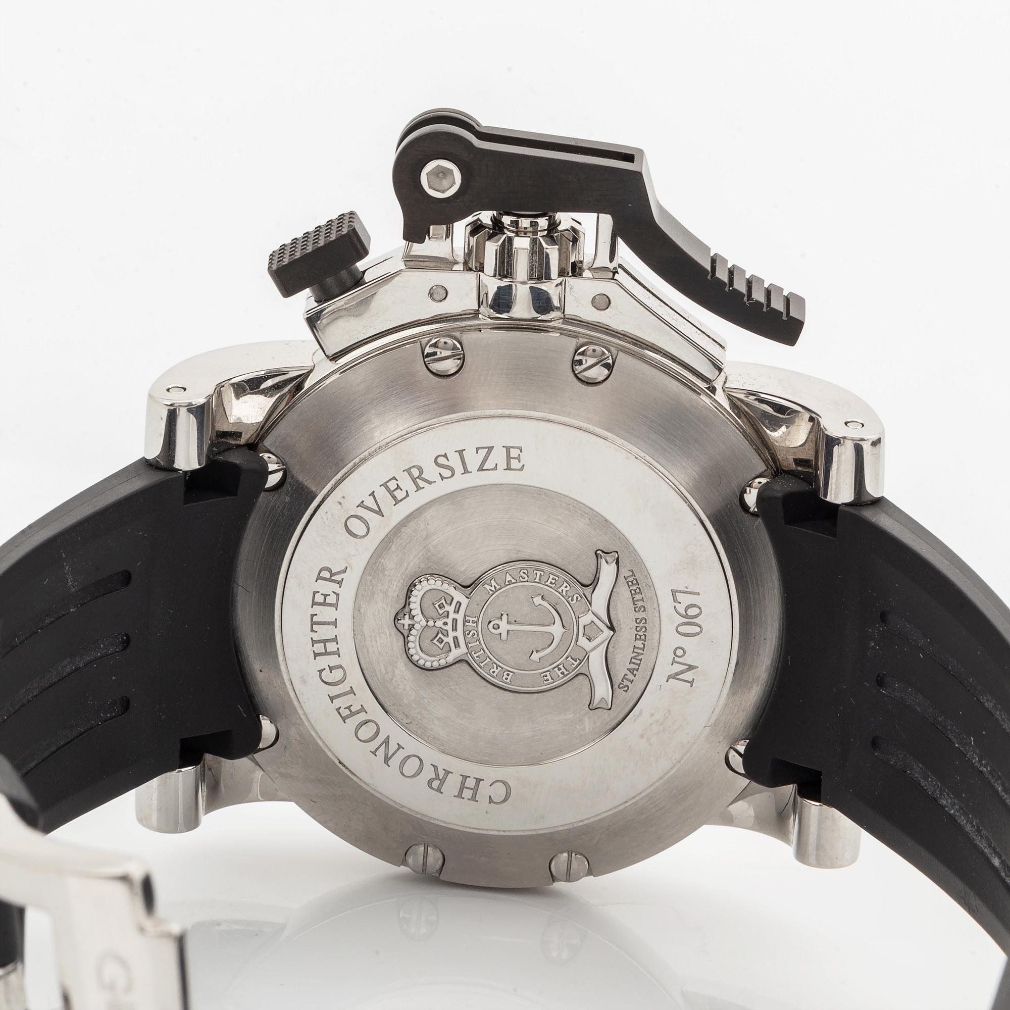 Graham, Chronofighter Oversize, chronograph, wristwatch, 47 mm.