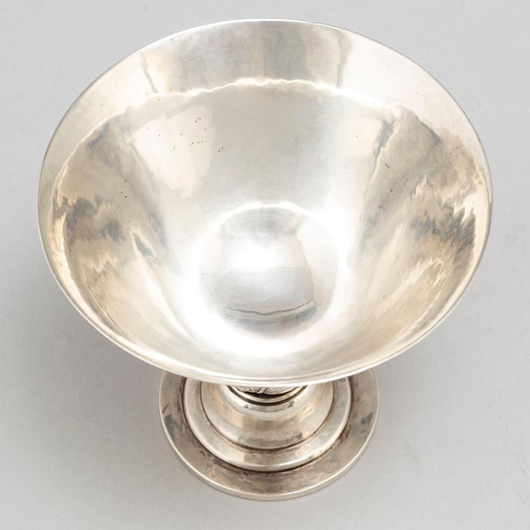 GEORG JENSEN INC USA, skål på fot, silver 925/1000, 1900-talets mitt.