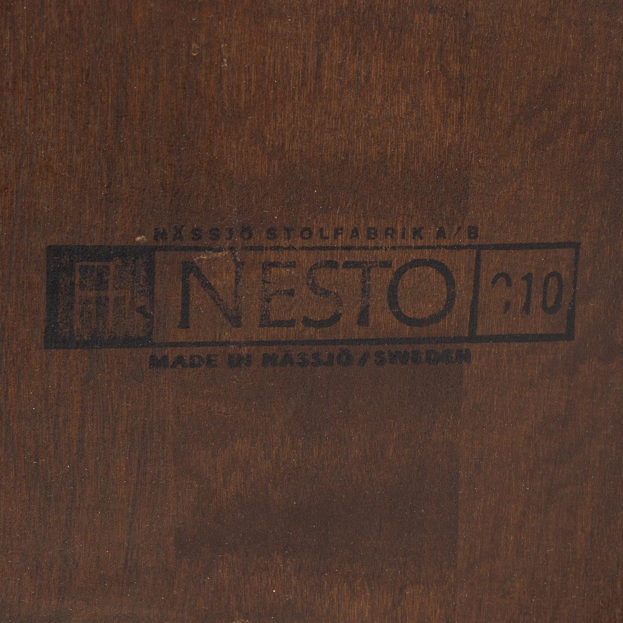 Three Chairs, model Nesto A10, Nesto, Nässjö Stolfabrik.