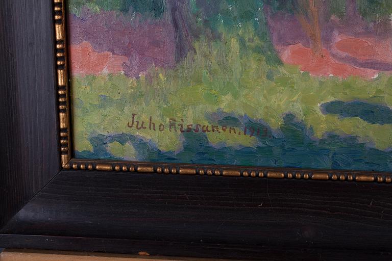 JUHO RISSANEN, olja på duk, signerad och daterad 1913.