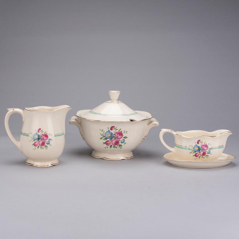 SERVIS, 33 delar, porslin, "Tellervo" Arabia, i produktion 1949-1958.