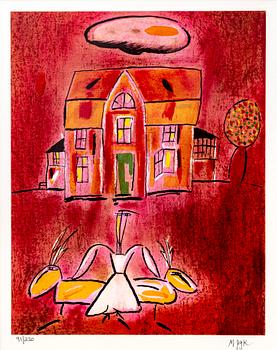 Madeleine Pyk, litografier 6 st signerade och numrerade 91/250.