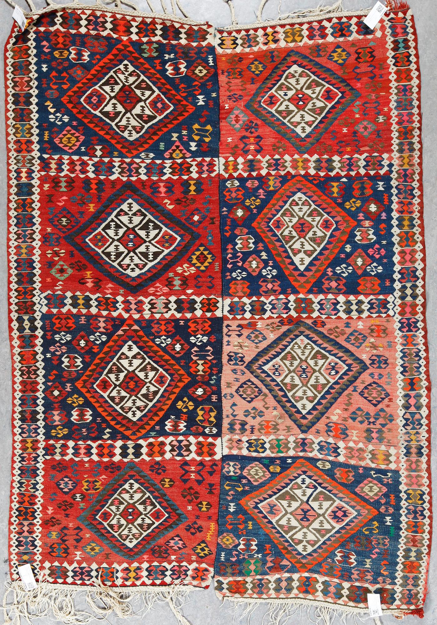 KELIM, Antik Nordvästpersisk, ca 215x155 cm.