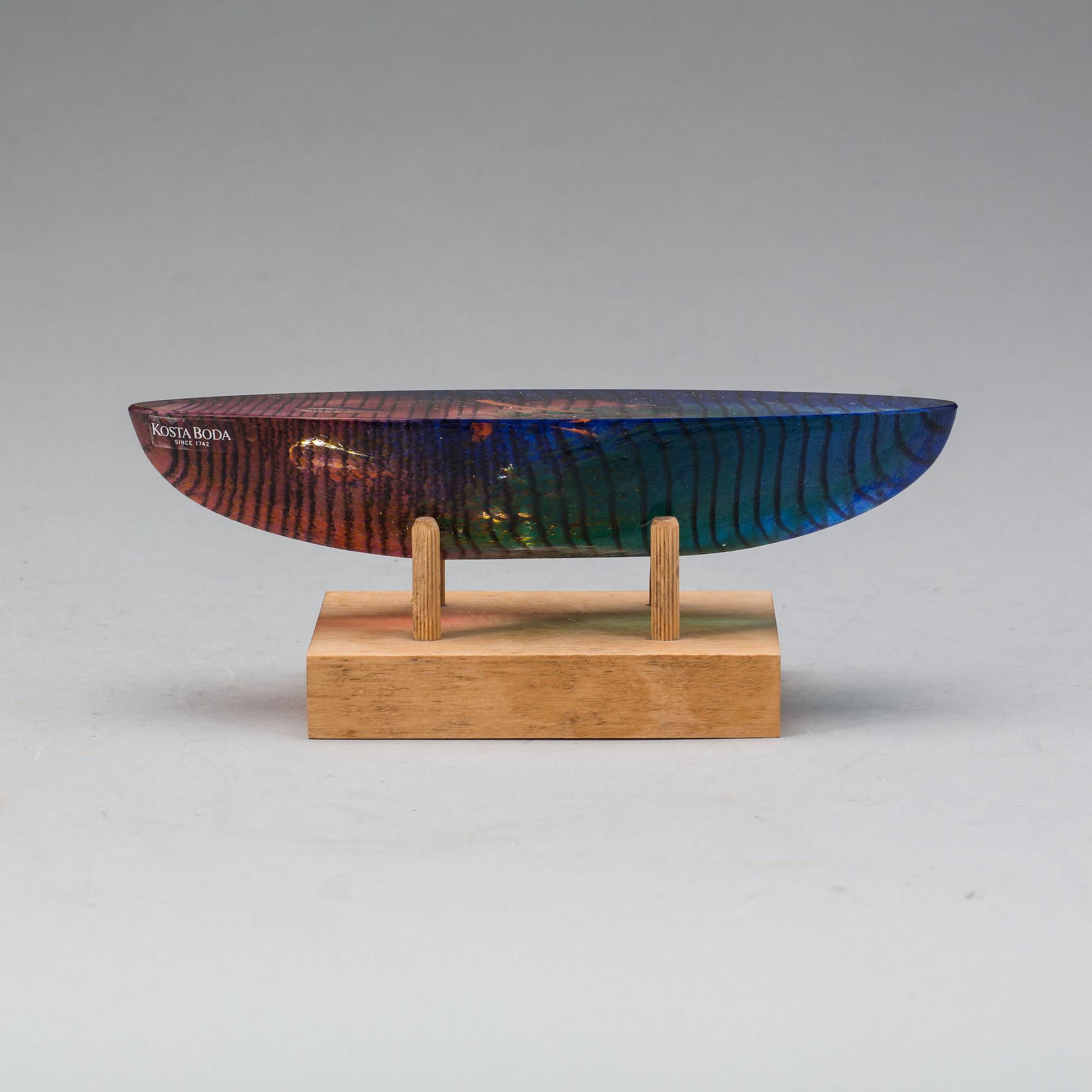 SKULPTUR, glas, Bertil Vallien, Kosta Boda, 1995.