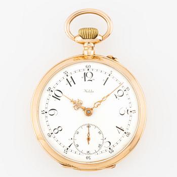 Halda, pocket watch, 49.5 mm.