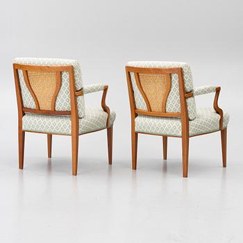 Josef Frank, a pair of model 969 armchairs, Svenskt Tenn.