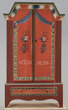 SKÅP, allmoge, Jämtland, bär datering 1812.