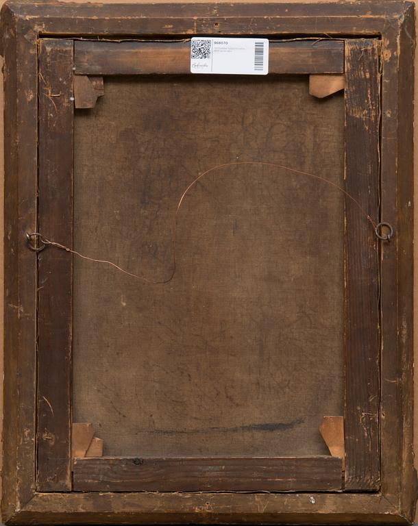 OIDENTIFIERAD KONSTNÄR, olja på duk, ej signerad, 1800-tal.