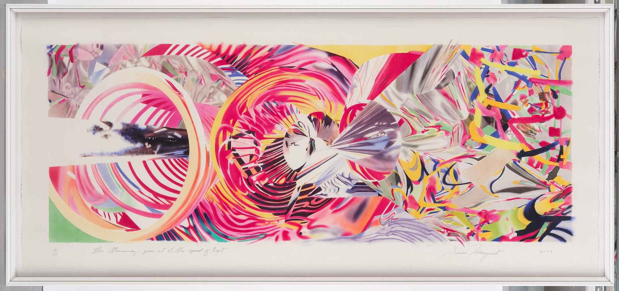James Rosenquist, "The Stowaway Peers Out at the Speed of Light".