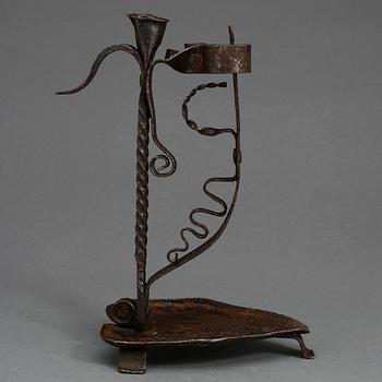 LJUSSTAKE, smide, 1800-tal.