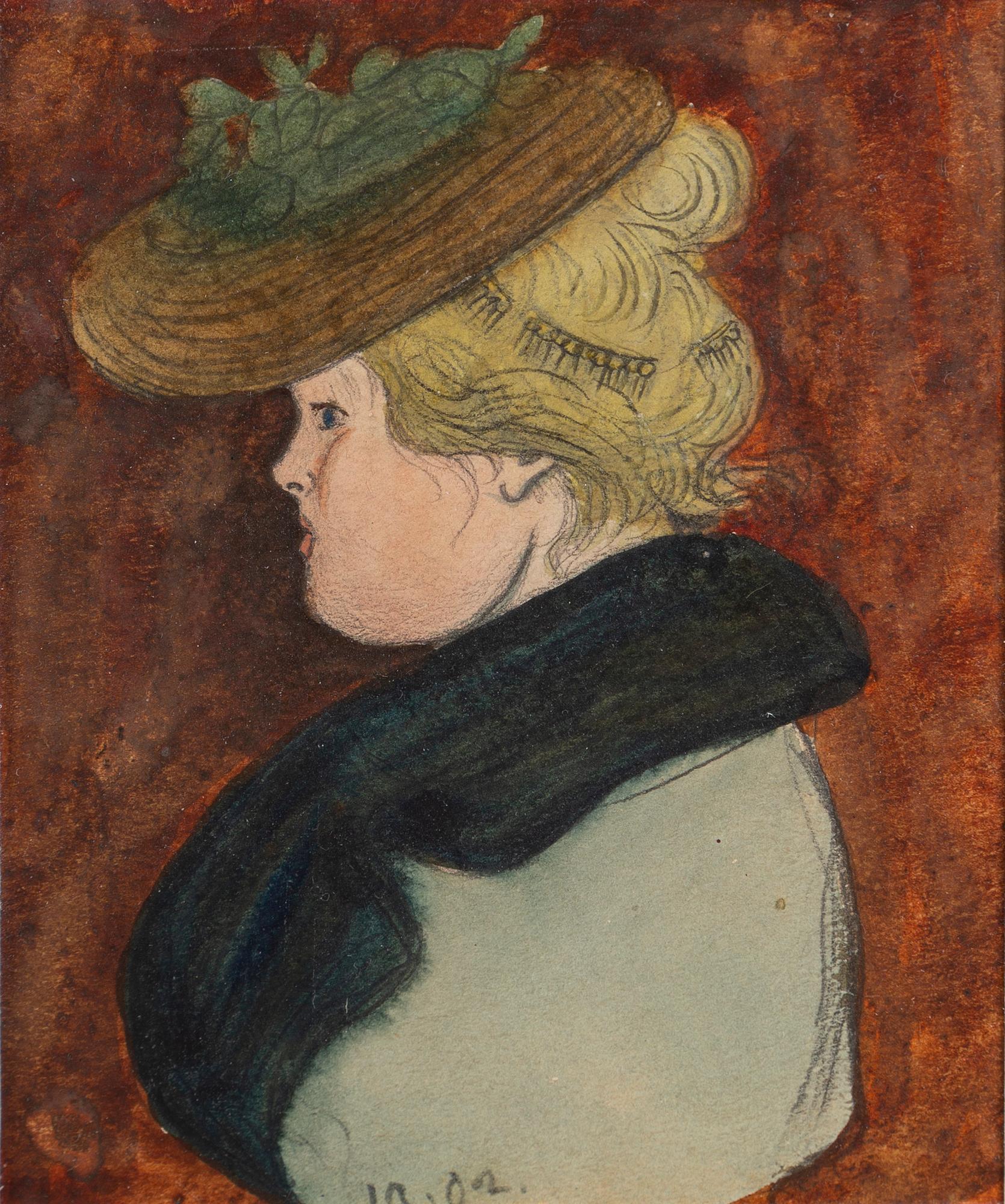 IVAR AROSENIUS, watercolor and pencil, signed and dated 02.