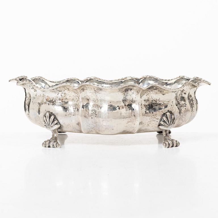 An Italian silver bowl, mid-20th century.