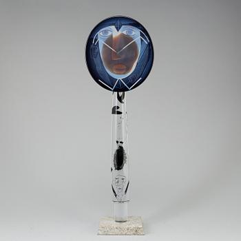 ANN WOLFF, glasskulptur, 1980-tal, signerad.