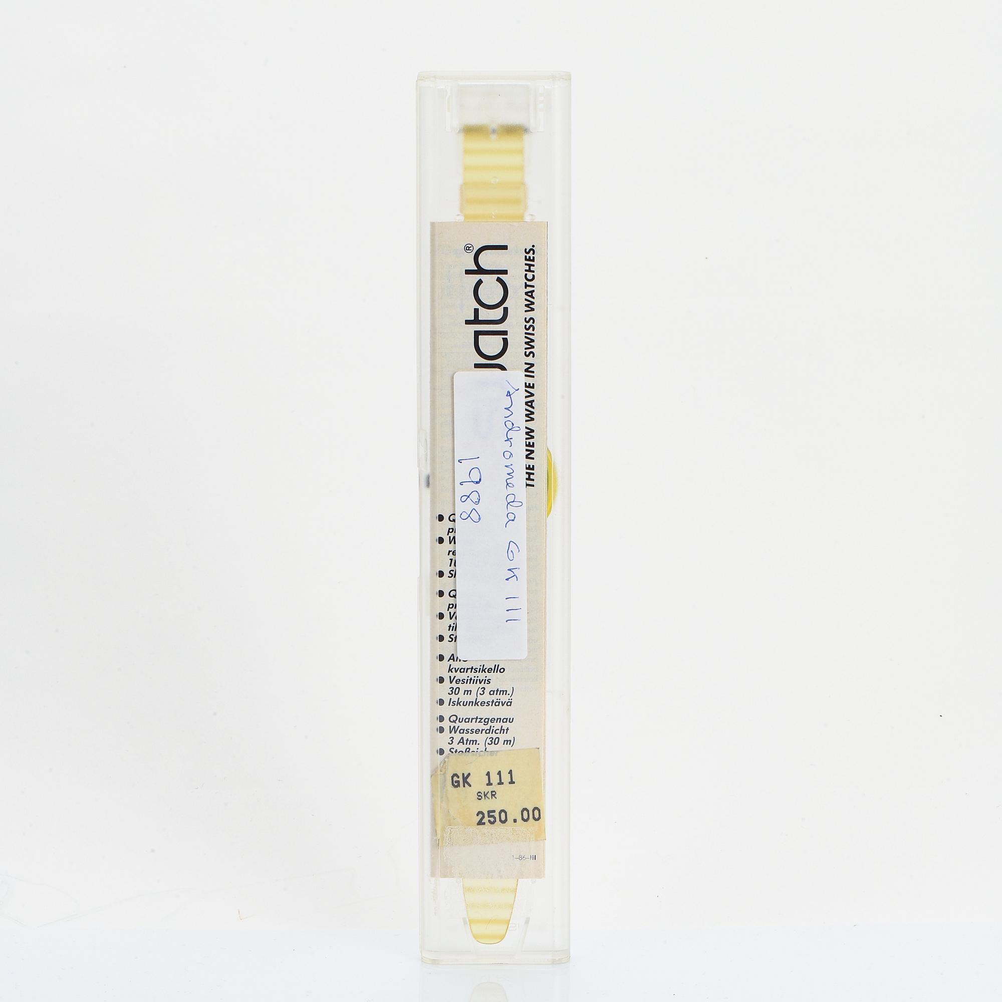 Swatch, Andromeda, wristwatch, 34 mm.