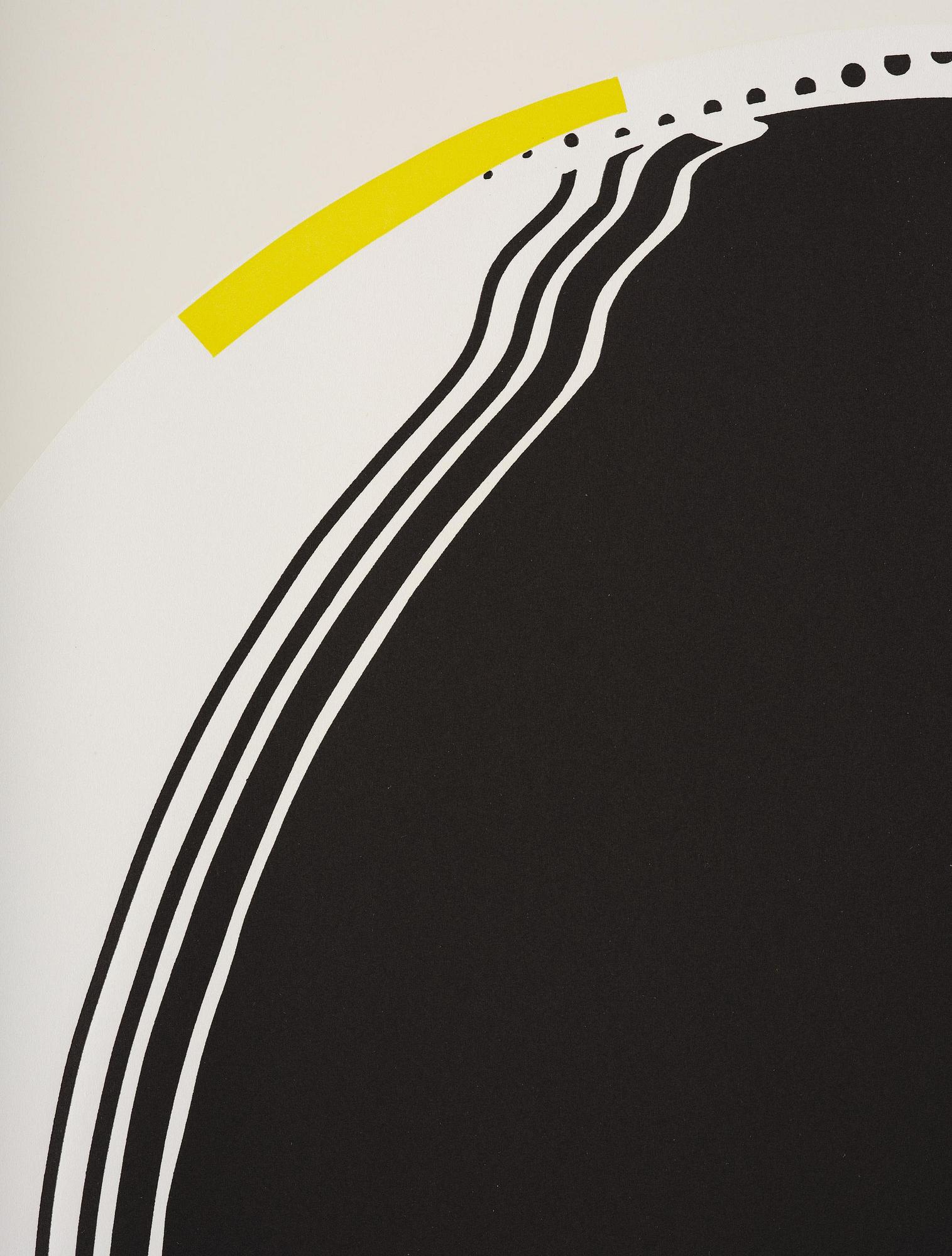 Roy Lichtenstein, "Mirror #4" from Mirror Series.