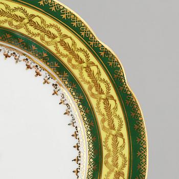 DESSERTSERVIS, 49 delar, porslin. Okänd formgivare, 1900-tal.