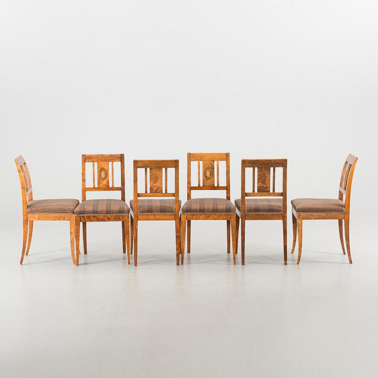 STOLAR, 10 st, beidermeier, 1800-talets mitt.