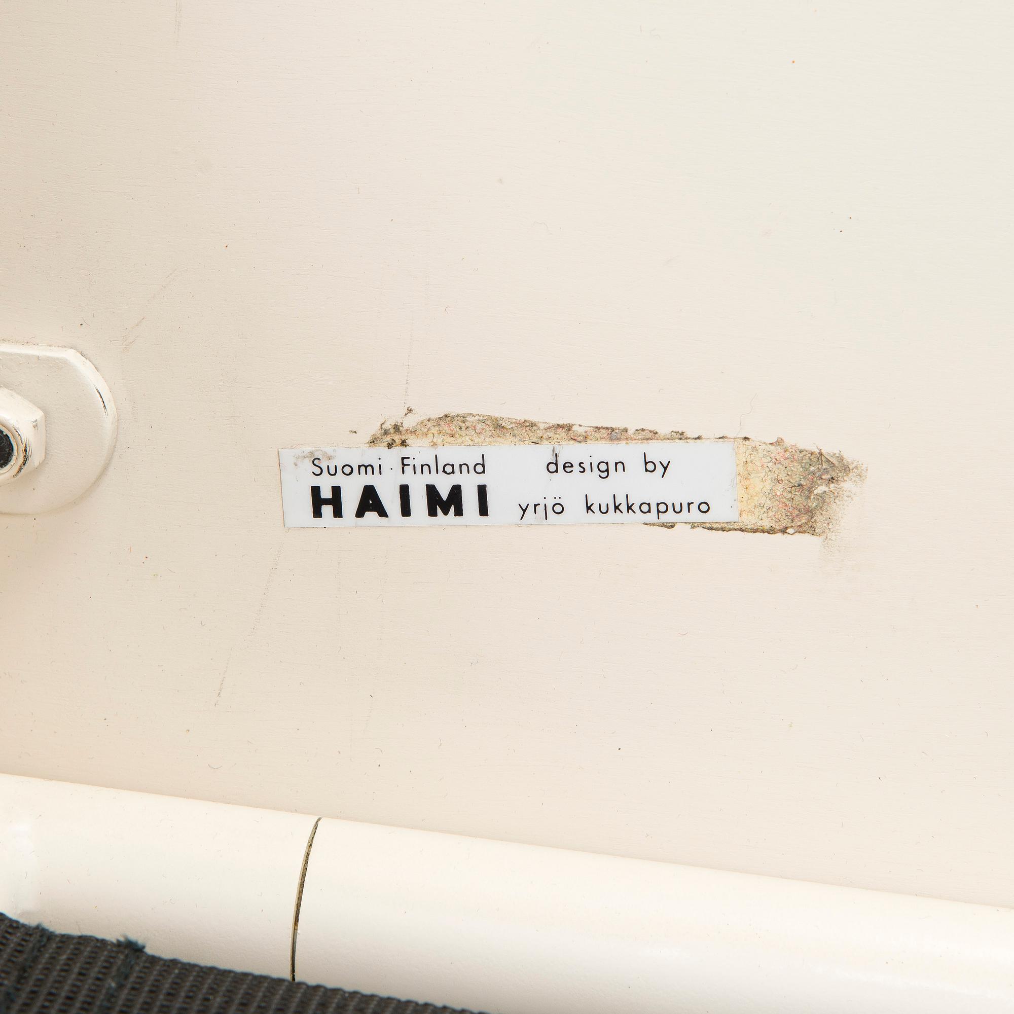 Yrjö Kukkapuro, soffa, "Ateljee" Haimi 1970-tal.