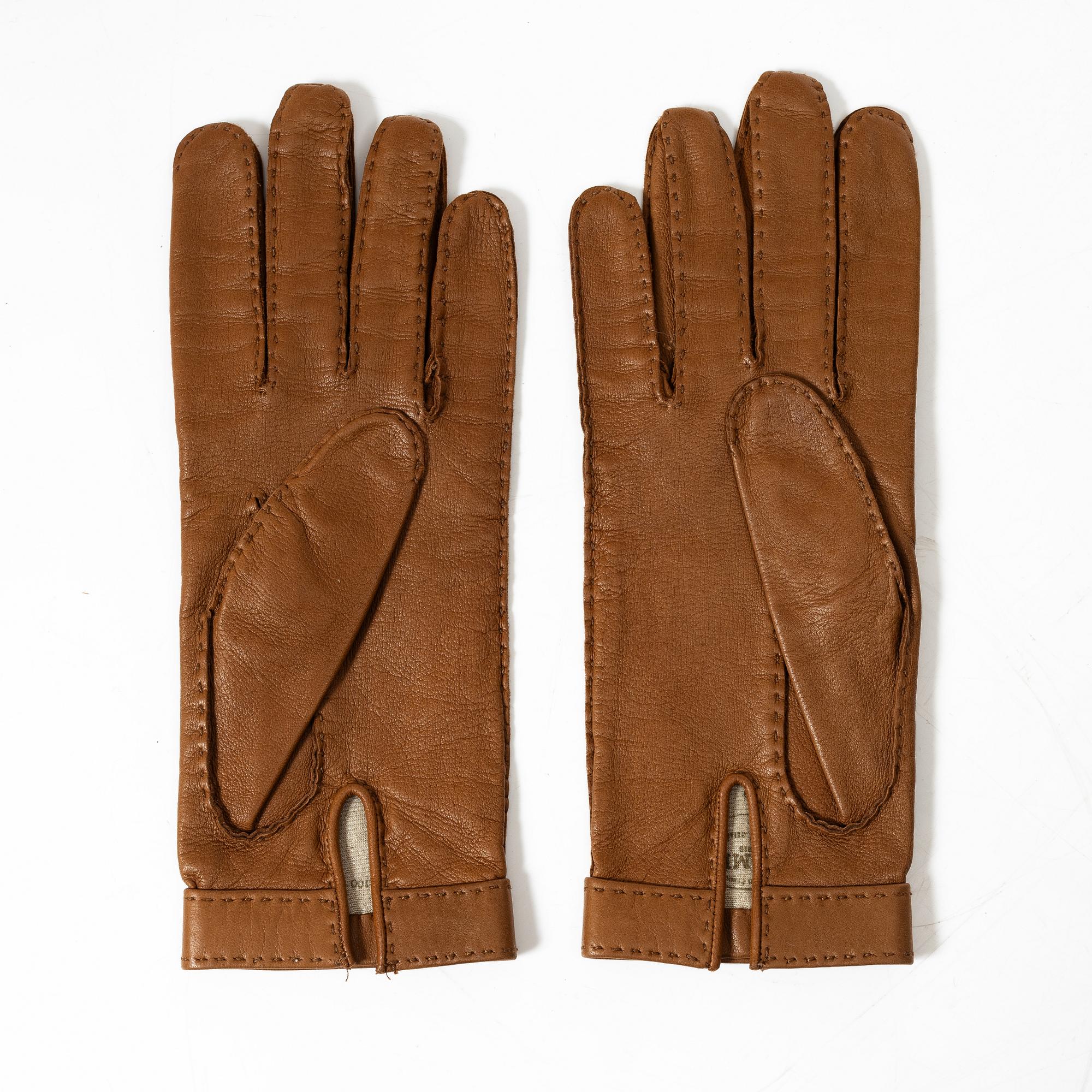 Hermès, handskar, storlek 8.