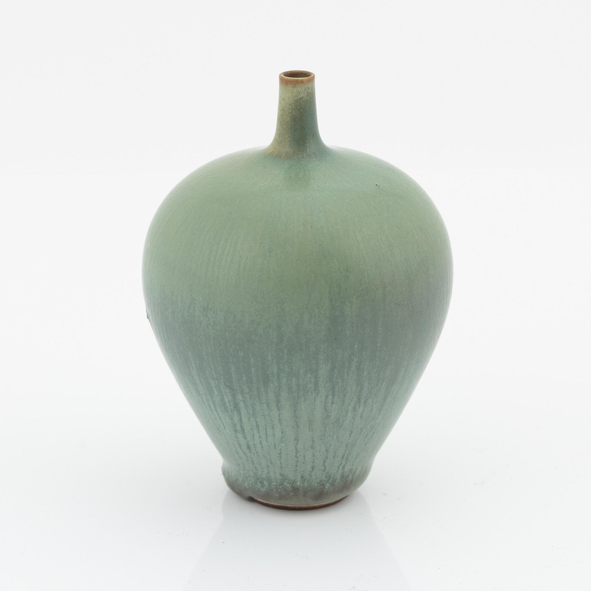 Berndt Friberg, a stoneware vase, Gustavsberg studio 1958.