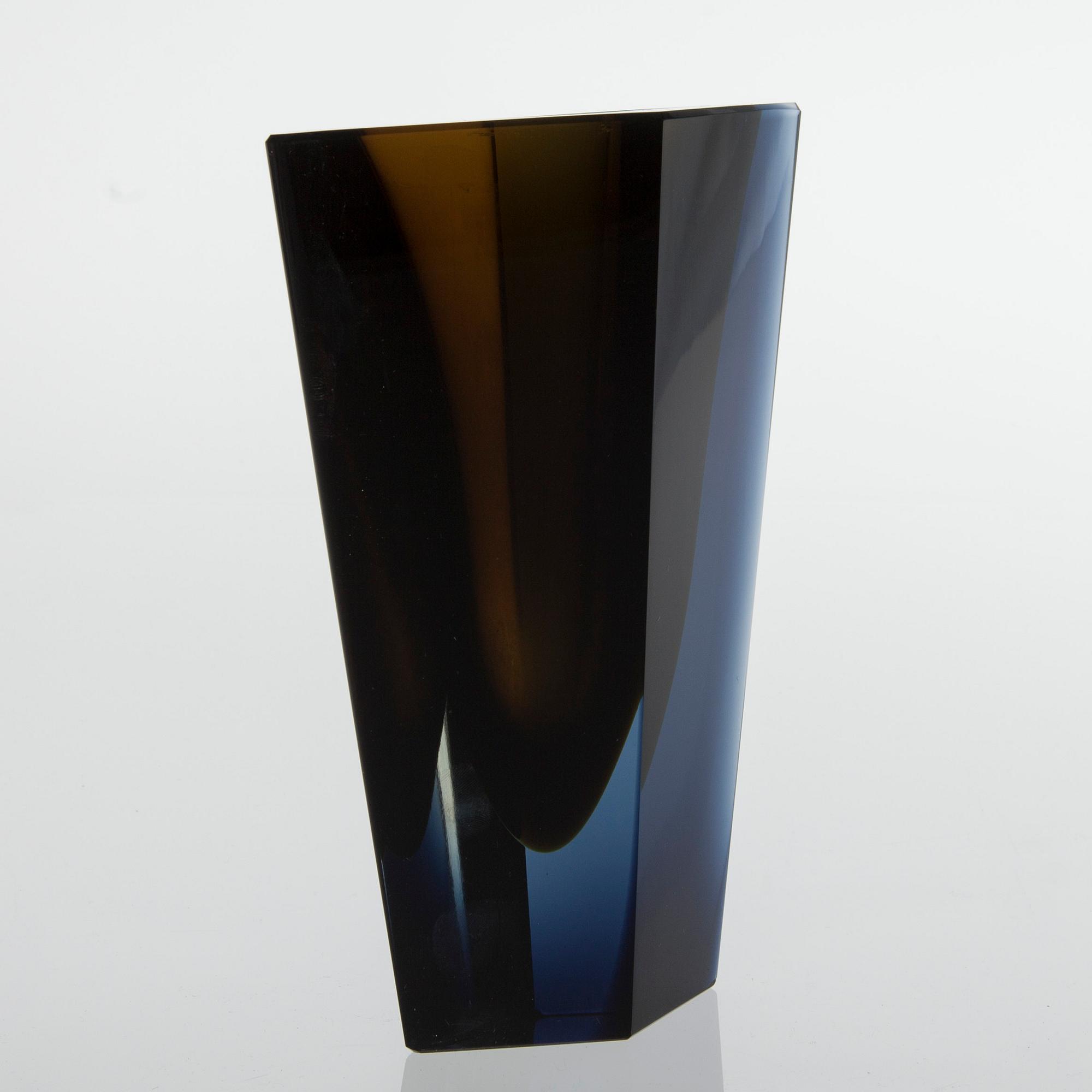 VAS, glas, "Prisma" signerad K. Franck Nuutajärvi Notsjö -69.