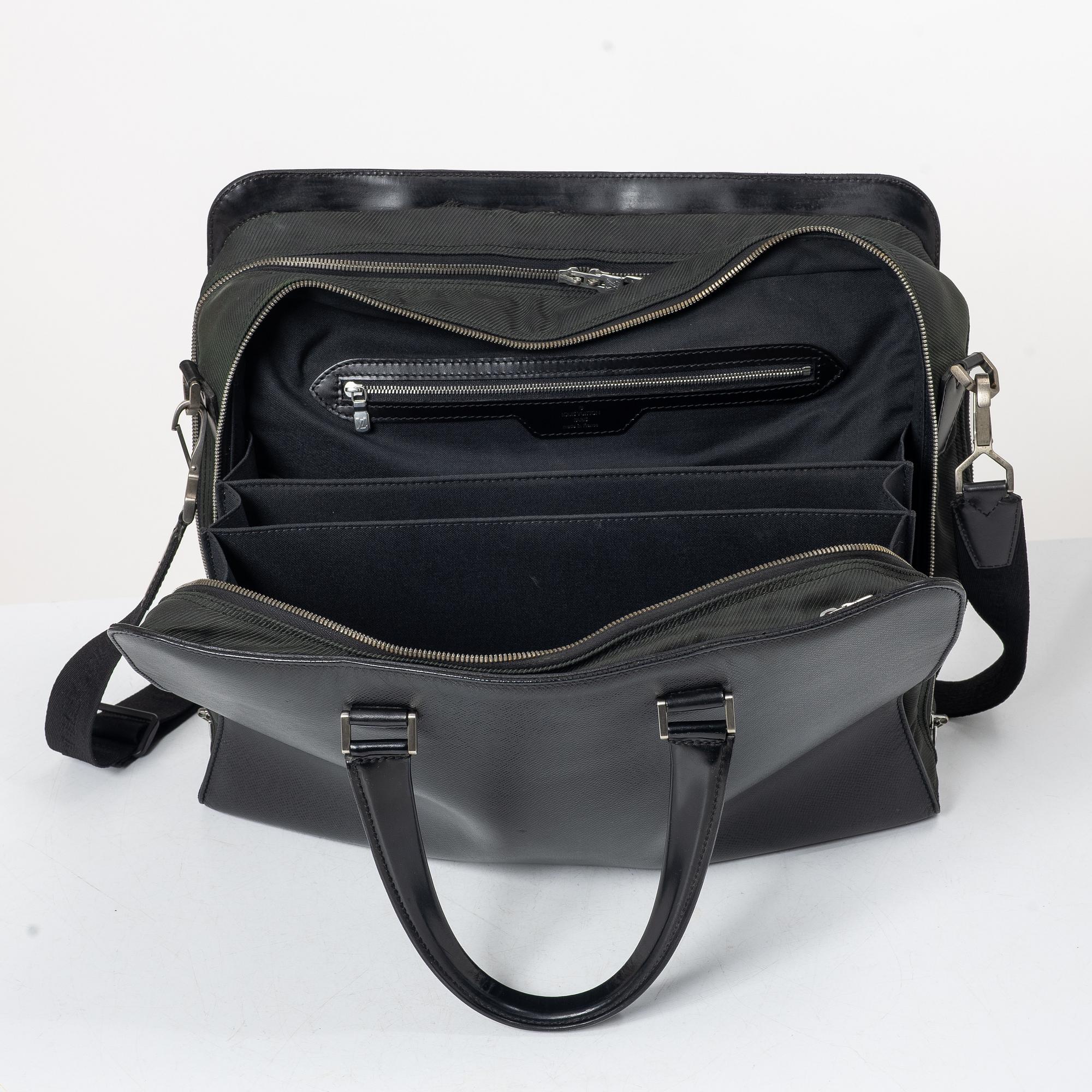 Louis Vuitton, A 'Nevski' Taiga briefcase.