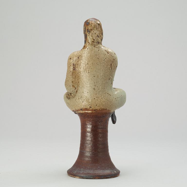 A unique Lisa Larson stoneware sculpture, Gustavsberg Studio 1979.