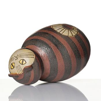 Lisa Larson, "Maxikatt", a stoneware sculpture of a cat, Gustavsberg, from the series "Stora Zoo".
