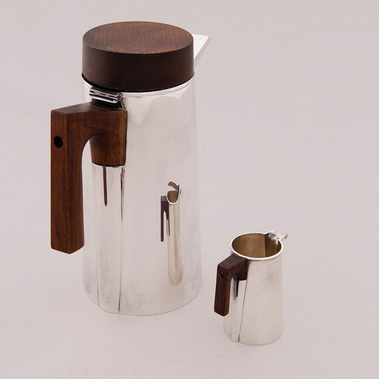 TAPIO WIRKKALA, Kaffeservis, "TW 188", silver, Kultakeskus Tavastehus 1959-1967.