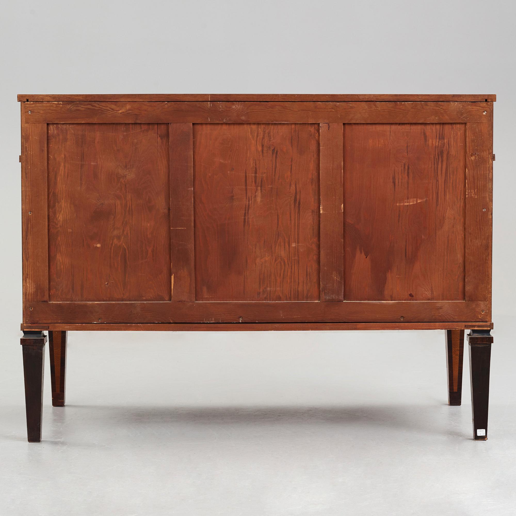 Ernst Spolén, skrivbyrå, sannolikt utförd av snickarmästare Carl Bergsten, 1920-30-tal.