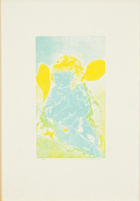 Jan Naliwajko, litograph in colors, signed and dated 1982.