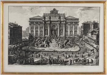 FRANCESCO PIRANESI, engraving, circa 1800.