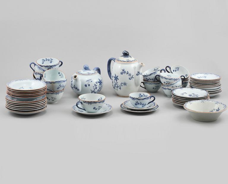 KAFFE- och TESERVIS, 39 delar, porslin, Ostindia, Rörstrand, 1900-tal.