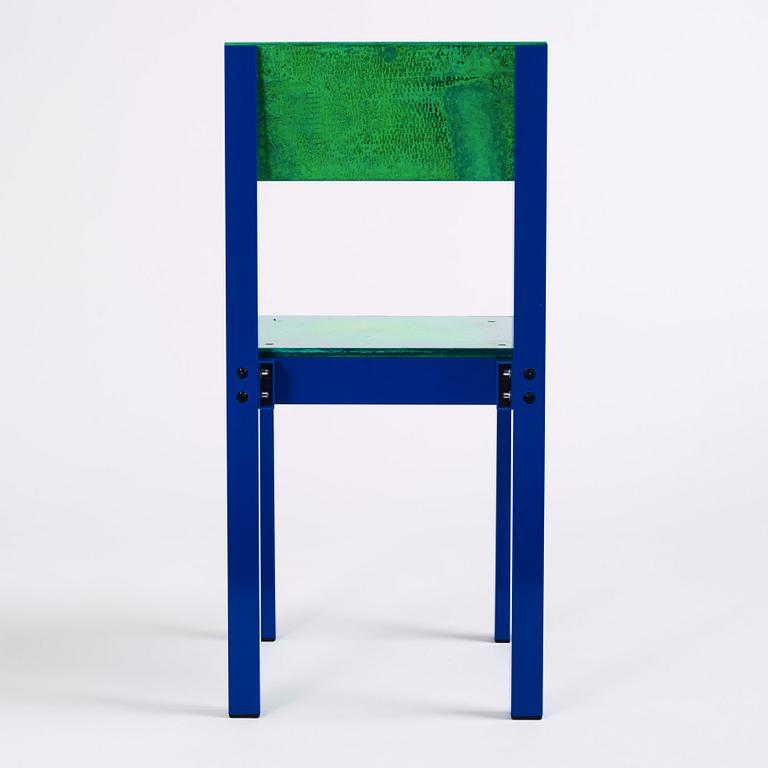 Fredrik Paulsen, a unique chair, "Chair One Open Air, Night Swimming", JOY, 2024.