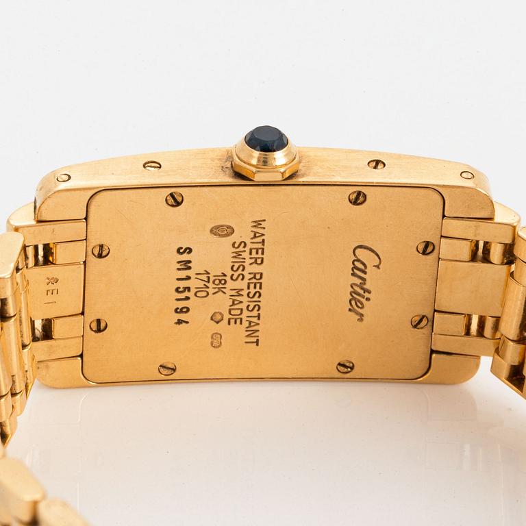 Cartier, Tank Américaine, wristwatch, 19 x 35 mm.