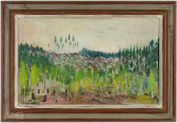 Nils Söderberg, oil on panel, signed and dated -49.