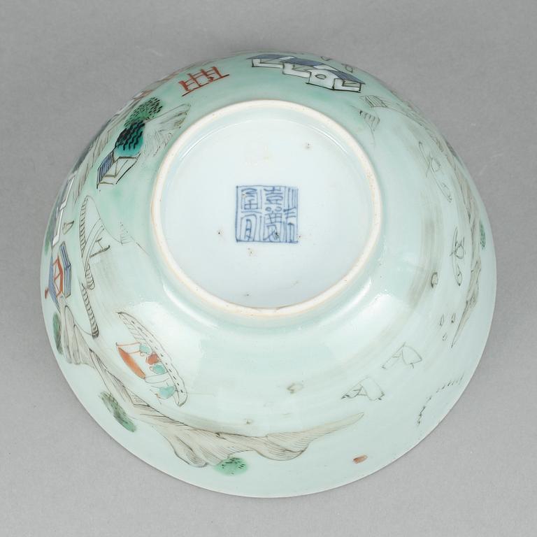 SKÅL, porslin, Kina, 1800-tal.