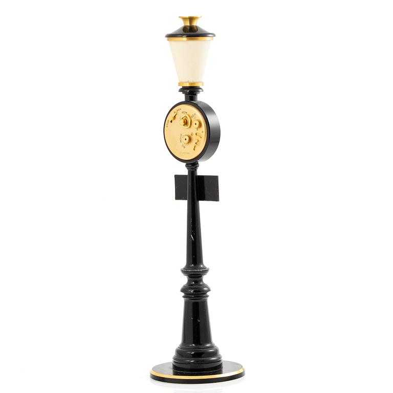 Jaeger, "Rue De La Paix", desk clock, 28 cm.