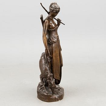 EUGÈNE ANTOINE AIZELIN, bronze, signed.