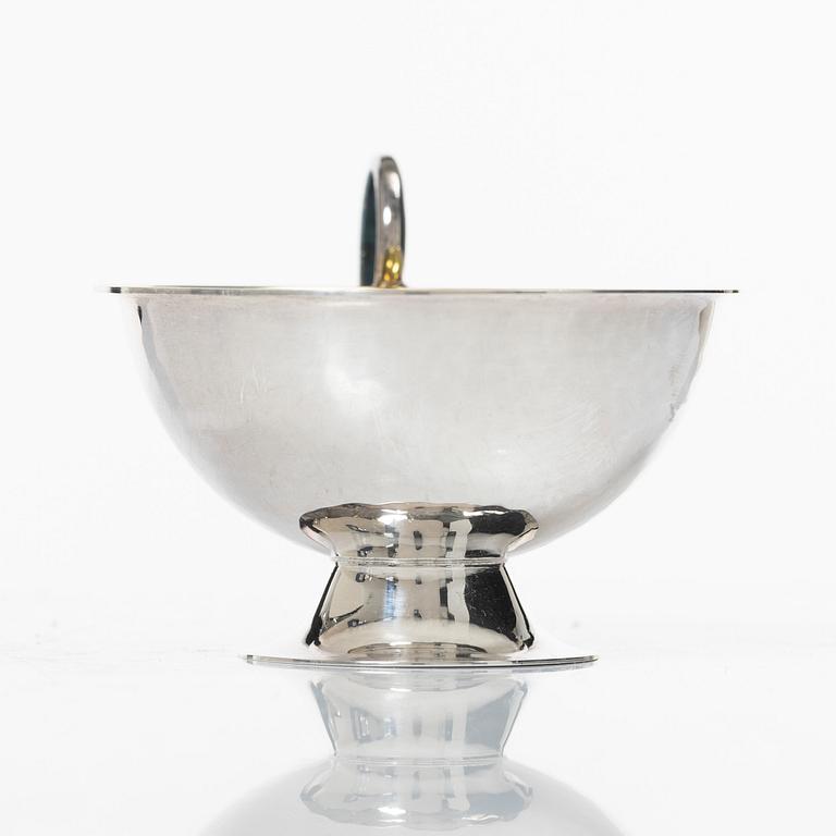 A set of six silver punsch mugs, Gundefeldt & Falk Silverware, 1961.