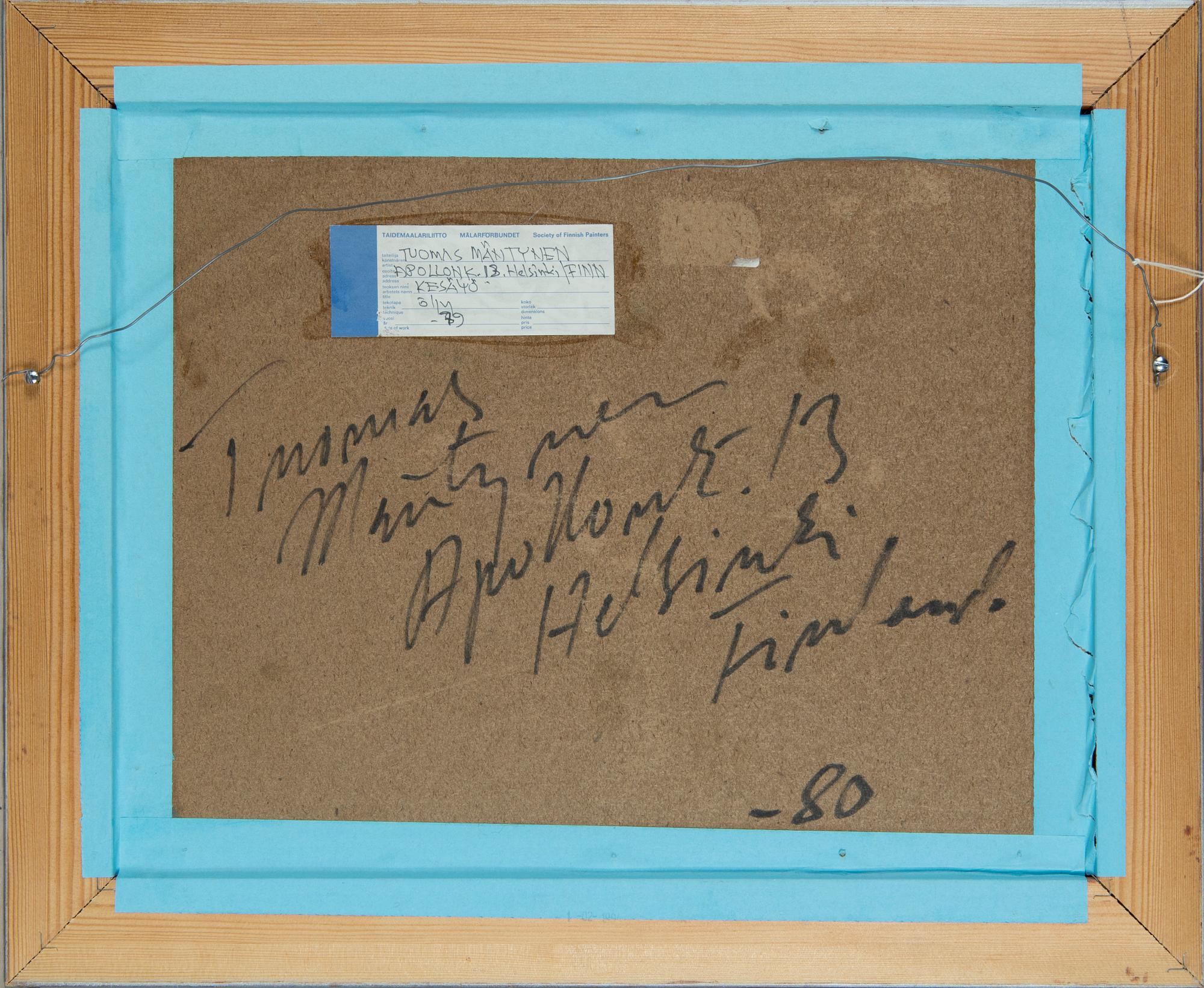 Tuomas Mäntynen, Sommarnatt.