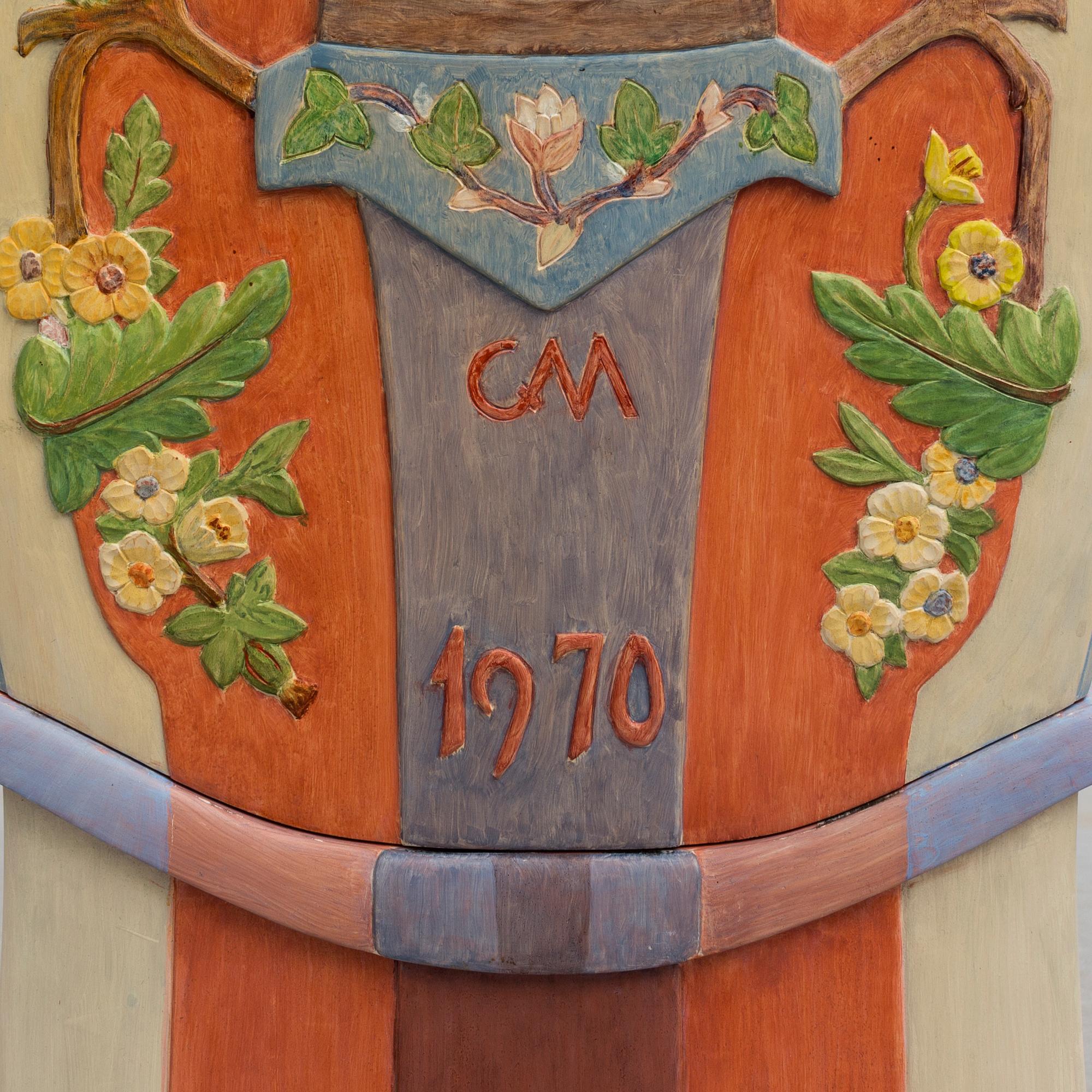 CARL MALMSTEN, golvur, 1969.